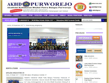 Tablet Screenshot of akbid-purworejo.ac.id